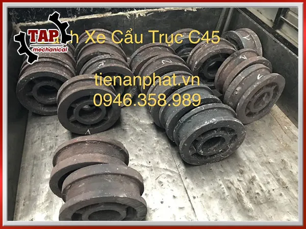Sản phẩm banh xe cau truc2 — Cơ Khí Đúc Tiến An Phát - Công Ty TNHH Đầu Tư Và Thương Mại Tiến An Phát — MST 0202193562