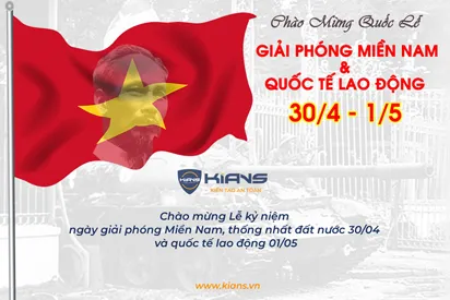 Sản phẩm Kians chao mung giai phong mien nam A — Bảo Vệ Kians - Công Ty Cổ Phần Dịch Vụ Bảo Vệ Kians — MST 0202229709