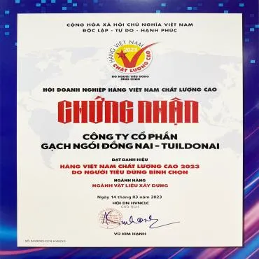Sản phẩm  370x370 __HVNCLC_2023 — Gạch Ngói Đồng Nai TUILDONAI - Công Ty CP Gạch Ngói Đồng Nai — MST 0300397028