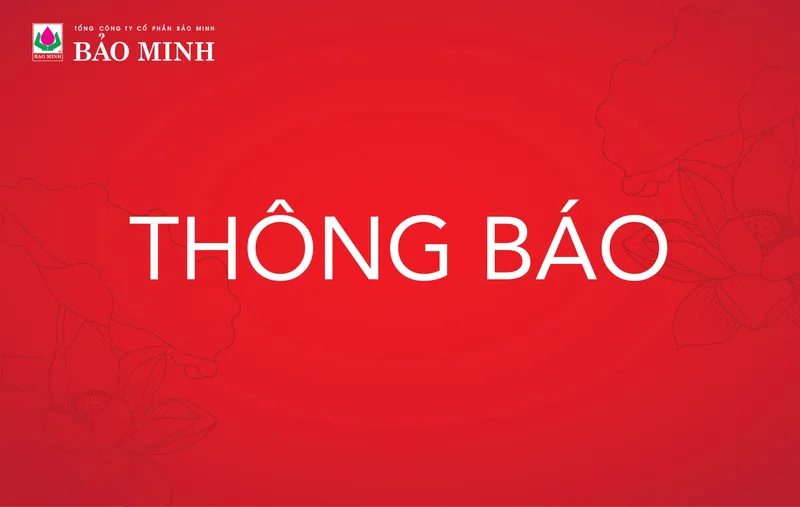 Sản phẩm thong bao thumpnail — Công Ty Bảo Minh Cà Mau — MST 0300446973024
