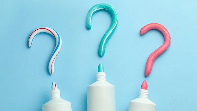 Sản phẩm question mark toothpaste concept choosing good — COLGATE-PALMOLIVE - Công Ty TNHH COLGATE-PALMOLIVE (Việt Nam) — MST 0300546015