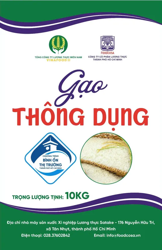 Sản phẩm gao thong dung 1 — Gạo Foodcosa - Công Ty CP Lương Thực Thành Phố Hồ Chí Minh — MST 0300559014