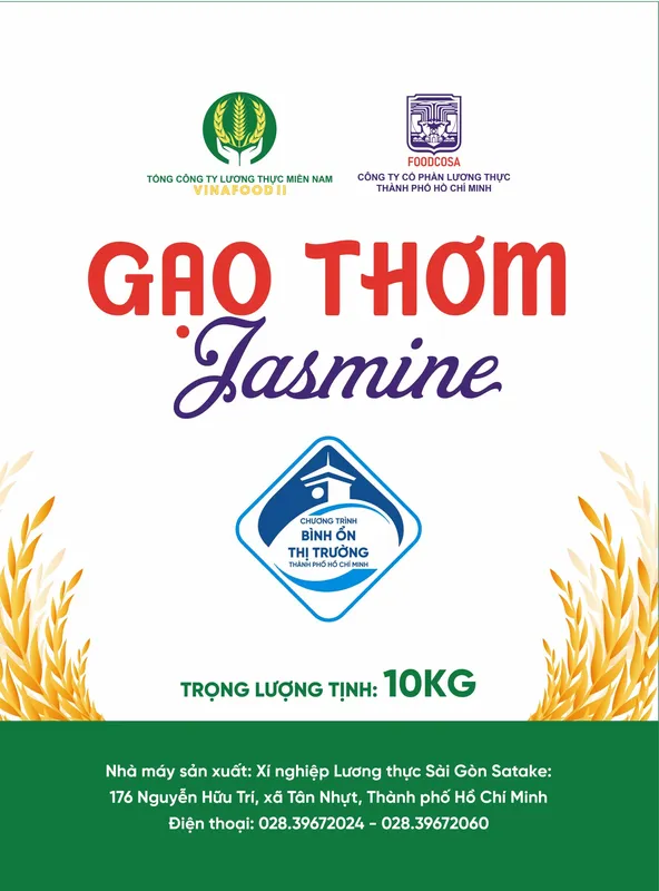 Sản phẩm gao thom Jasmine scaled — Gạo Foodcosa - Công Ty CP Lương Thực Thành Phố Hồ Chí Minh — MST 0300559014