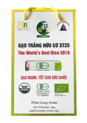 Sản phẩm st25 huu co 300x423 — Công Ty Cổ Phần Sài Gòn Lương Thực — MST 0300606715