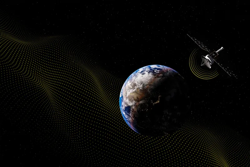 Sản phẩm ey ai earth observation satellite seen in space — Công Ty TNHH Ernst & Young Việt Nam — MST 0300811802