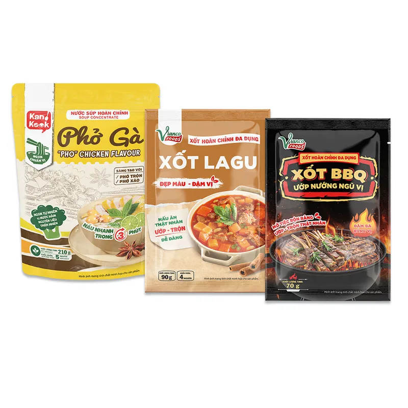 Sản phẩm COMBO TET lagu ngu vi pho ga — Gia Vị Vianco - Xí Nghiệp Liên Doanh Vianco LTD — MST 0300833669