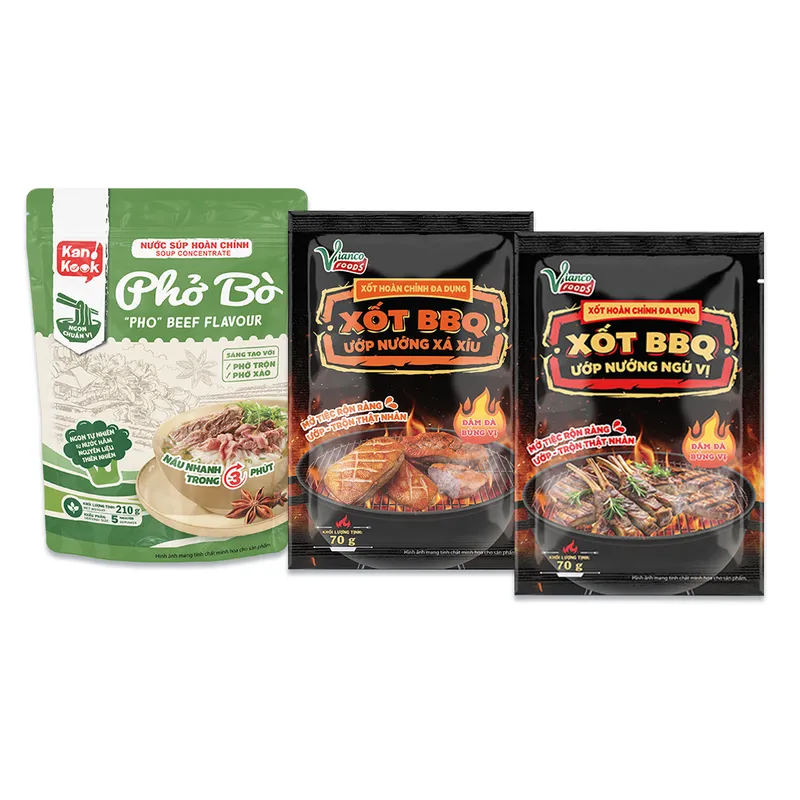 Sản phẩm COMBO TET xa xiu ngu vi pho bo — Gia Vị Vianco - Xí Nghiệp Liên Doanh Vianco LTD — MST 0300833669
