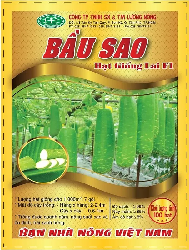 Sản phẩm Bầu sao hạt giống F1 scaled — Công Ty TNHH Sản Xuất Thương Mại Lương Nông — MST 0300970351