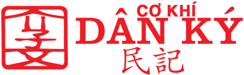 Logo Phụ Tùng Xe Máy Dân Ký - Cơ Khí Dân Ký