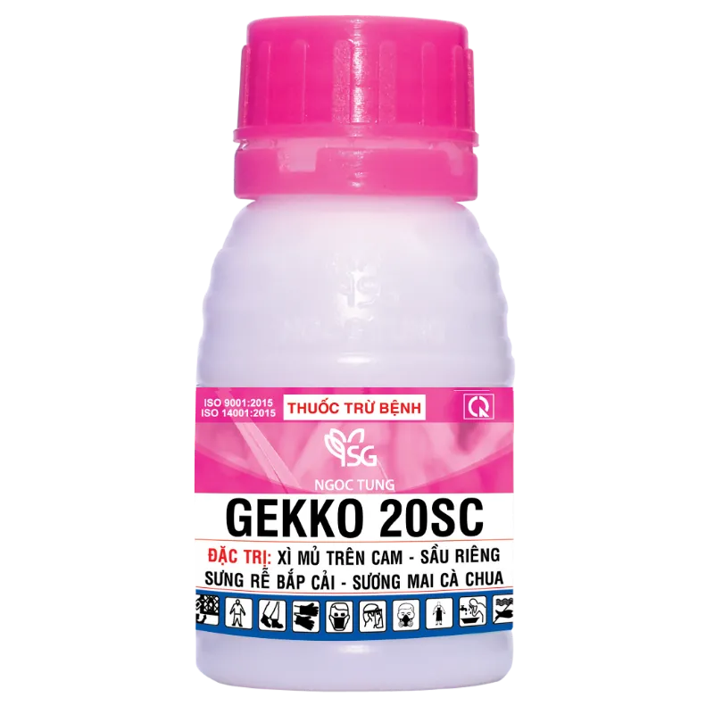 Sản phẩm Gekko 20SC 50ml — Công Ty Cổ Phần Sản Xuất Thương Mại Dịch Vụ Ngọc Tùng — MST 0301415086