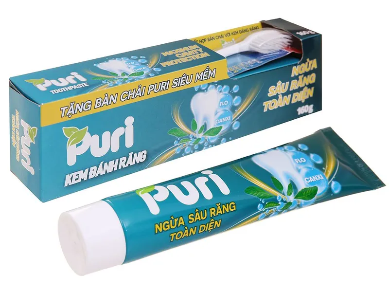 Sản phẩm bo kem danh rang va ban chai danh rang puri ngua sau rang toan dien 160g 202105252240106929 — Công Ty TNHH Sản Xuất Thương Mại Liên Thành Phát — MST 0301442749