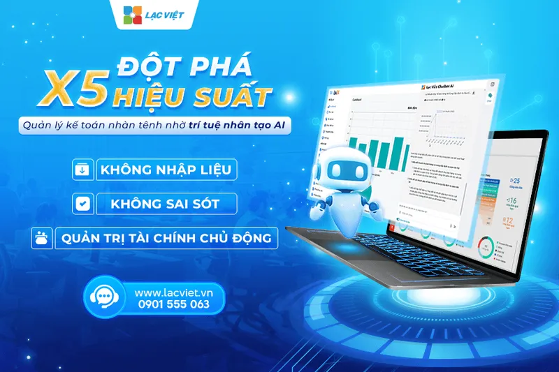 Sản phẩm ung dung tri tue nhan tao chatbot ai lac viet trong ke toan — Công Ty Cổ Phần Tin Học Lạc Việt — MST 0301448733