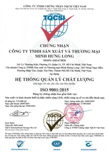 Sản phẩm VN_ISO_MHL 354x500 — Đèn Led Paragon - Công Ty TNHH Sản Xuất Và Thương Mại Minh Hưng Long — MST 0301473828