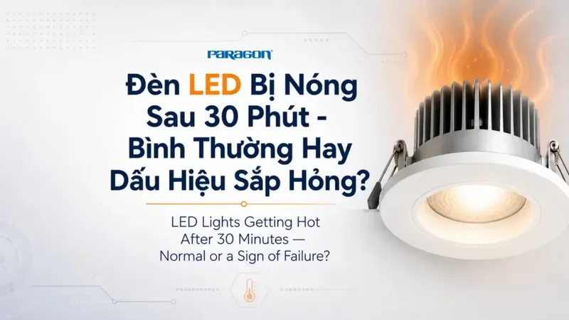 Sản phẩm den led bi nong sau 30 phut binh thuong hay dau hieu sap hong 1024x576 — Đèn Led Paragon - Công Ty TNHH Sản Xuất Và Thương Mại Minh Hưng Long — MST 0301473828