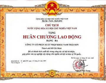 Sản phẩm Huan chuong lao dong NTS hang 3 nam 2019 359x283 — Bao Bì Nhựa Nam Thái Sơn - Công Ty CP Xuất Nhập Khẩu Nam Thái Sơn — MST 0301482452