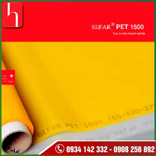 Sản phẩm sefar pet 1500 — Vật Tư In Hạo Nhiên - Công Ty TNHH MTV Sản Xuất Thương Mại Dịch Vụ Hạo Nhiên — MST 0301538070