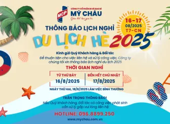 Sản phẩm [336x245 cr]mcp thong bao du lich — Bao Bì Kim Loại Mỹ Châu - Công Ty Cổ Phần In Và Bao Bì Mỹ Châu — MST 0301671386