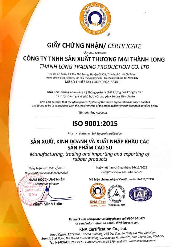 Sản phẩm dc50c65c0c1d0aa50feb7ae88c09545d — Cao Su Thành Long - Công Ty TNHH Sản Xuất Thương Mại Thành Long — MST 0302158441