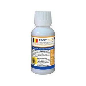 Sản phẩm thuoc diet ruoi Proly 2.5 Cs 1 — Trừ Mối Khử Trùng Hải Long - Công Ty TNHH Thương Mại Dịch Vụ Trừ Mối Khử Trùng
Hải Long — MST 0302193855