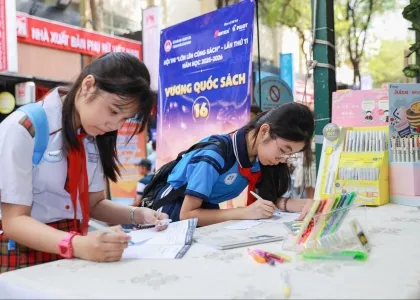 Sản phẩm pilot dong hanh cung so gddt tp hcm lan toa van hoa doc tai hoi thi lon len cung sach 1 420x300 — Công Ty Cổ Phần Xuất Nhập Khẩu Bình Tây — MST 0302562816