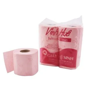 Sản phẩm Giay ve sinh cao cap hong 4 cuon Vinh Hue 1 300x300 — Công Ty Cổ Phần Giấy Vĩnh Huê — MST 0302566539