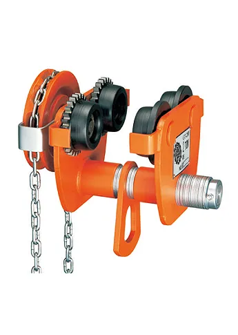 Sản phẩm geared trolley cht — Cầu Trục Và Cổng Trục Quảng Liên - Công Ty TNHH Cầu Trục Thang Máy Quảng Liên — MST 0302686674