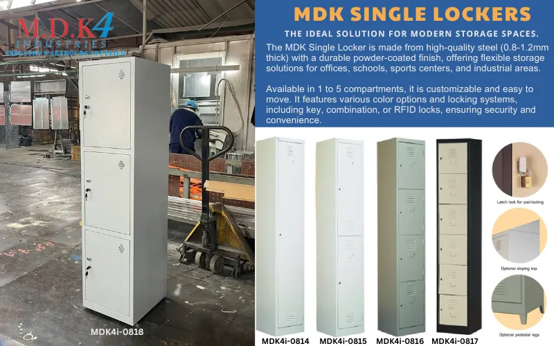 Sản phẩm Single Locker 3 — Bàn Thao Tác M.D.K - Công Ty Trách Nhiệm Hữu Hạn M.D.K — MST 0302691145