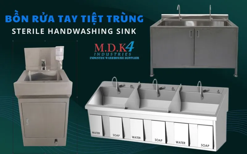 Sản phẩm sterile handwashing sink (1) — Bàn Thao Tác M.D.K - Công Ty Trách Nhiệm Hữu Hạn M.D.K — MST 0302691145