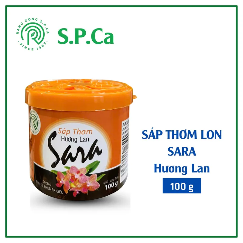 Sản phẩm Sap lon sara 100g Huong lan new — Hóa Mỹ Phẩm S.P.Ca - Công Ty TNHH Sản Xuất Xây Dựng Thương Mại Rạng Đông S.P.Ca — MST 0302871476