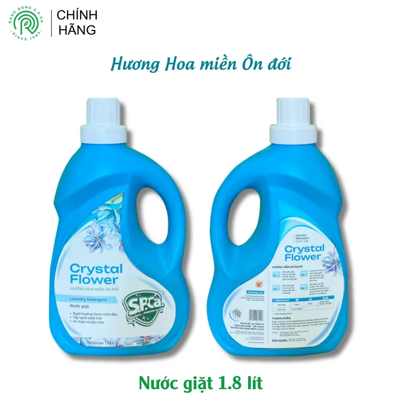 Sản phẩm Nuoc giat S.P.Ca 1.8L Hoa mien on doi scaled — Hóa Mỹ Phẩm S.P.Ca - Công Ty TNHH Sản Xuất Xây Dựng Thương Mại Rạng Đông S.P.Ca — MST 0302871476
