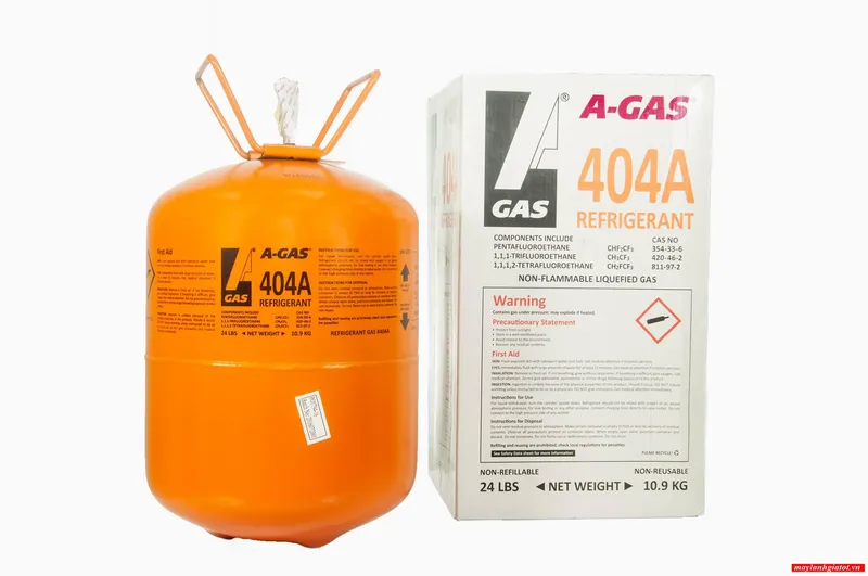 Sản phẩm gas 404a agas — Công Ty TNHH Cơ Điện Lạnh Tân Và Kỳ — MST 0302895540