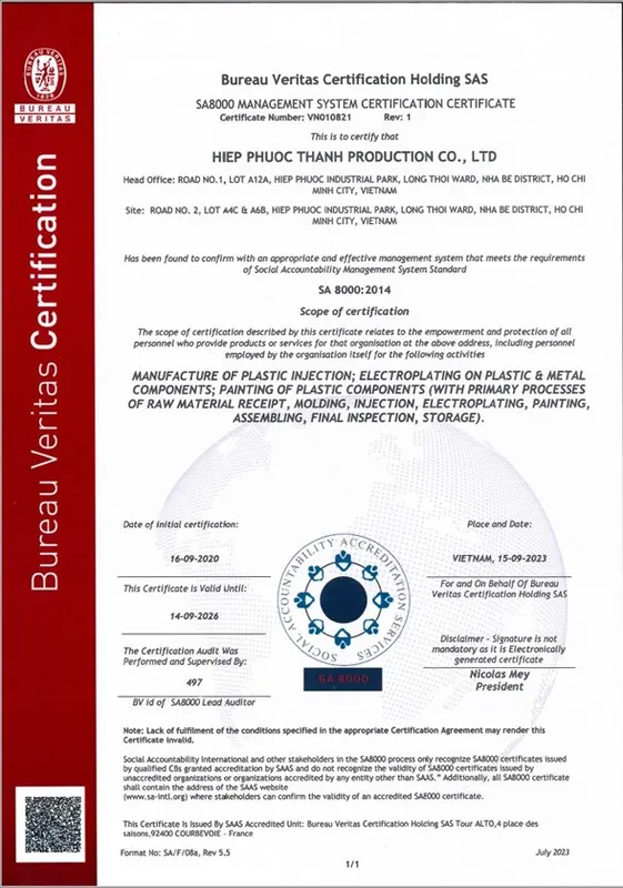 Sản phẩm CN2 — Xi Mạ, Sơn Nhựa - Công Ty TNHH Sản Xuất Hiệp Phước Thành — MST 0302981380