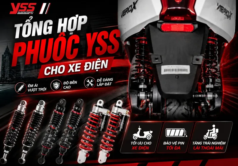Sản phẩm tong hop phuoc yss cho xe dien — Công Ty TNHH Thương Mại Dịch Vụ Thiên Nhẫn — MST 0303016168