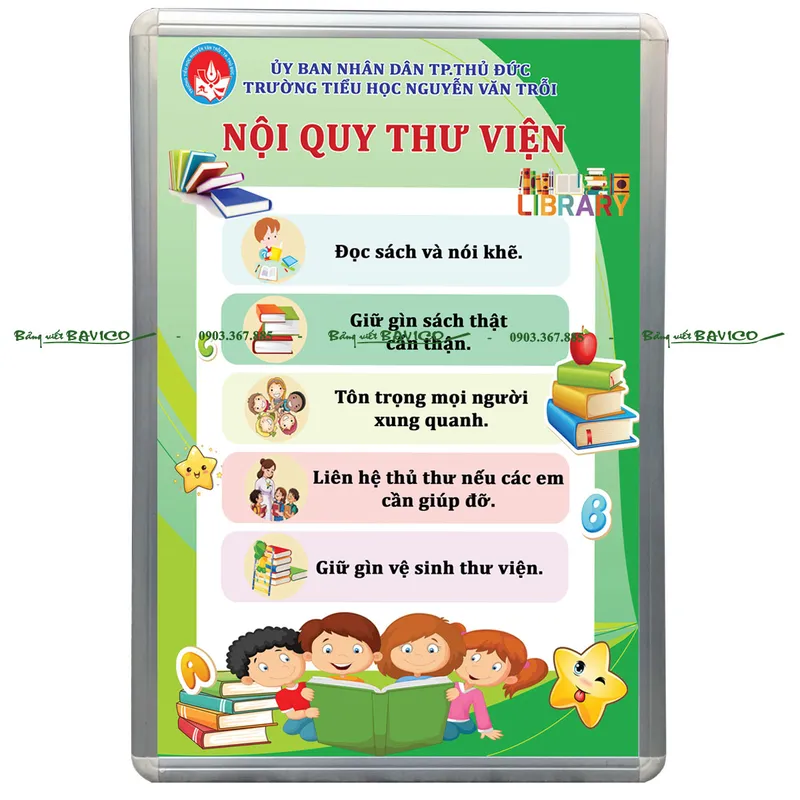 Sản phẩm bang thu vien lg — Công Ty TNHH Thiết Bị Giáo Dục Bavico — MST 0303030028