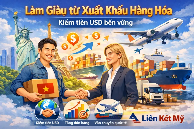 Sản phẩm ho tro kiem tien xuat khau viet 2 — Công Ty TNHH Giao Nhận Vận Tải Liên Kết Mỹ — MST 0303035925