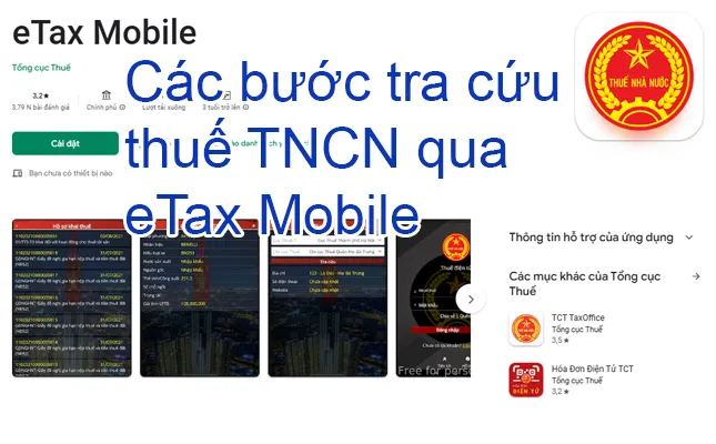 Sản phẩm 5 buoc tra cuu thue tncn qua etax mobile — Công Ty CP Hệ Thống Luật Nguyễn/ VP Luật Sư Luật Nguyễn — MST 0303078012