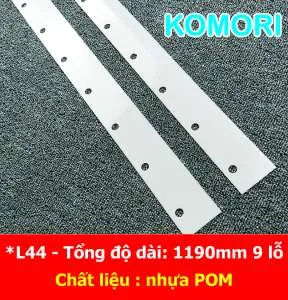 Sản phẩm 191 luoi rua muc may komori l44 dai 1190mm 9 lo — Ngành In Phạm Chương - Công Ty TNHH MTV Phạm Chương — MST 0303112873