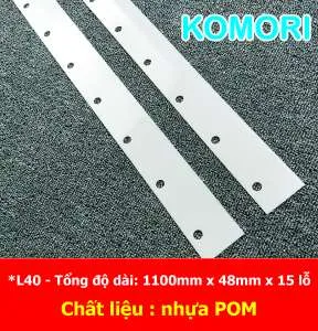 Sản phẩm 192 luoi rua muc may komori l40 dai 1100mm x 48mm x 15 lo — Ngành In Phạm Chương - Công Ty TNHH MTV Phạm Chương — MST 0303112873