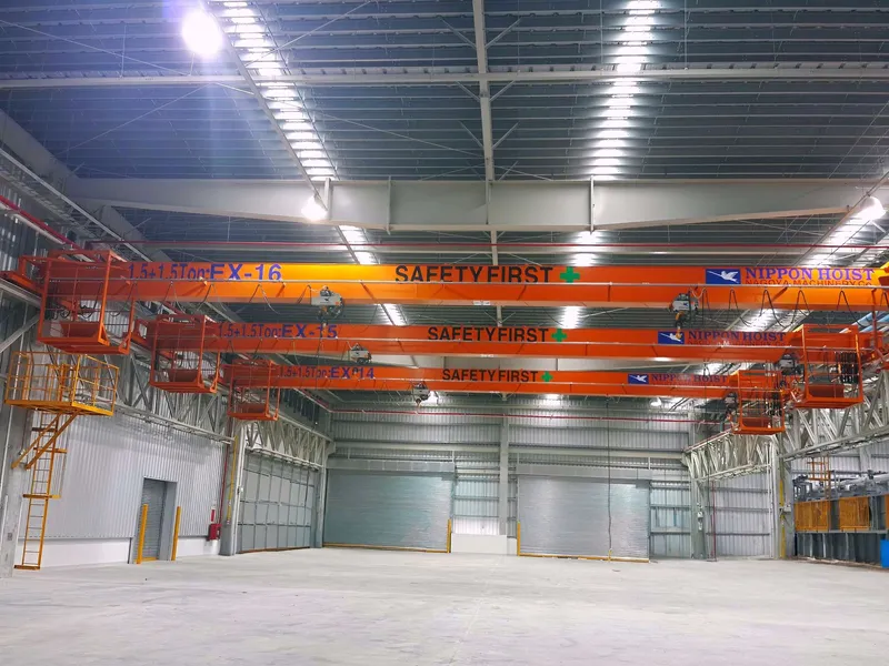 Sản phẩm OVERHEAD CRANE Single Girder — Công Ty TNHH Thiết Bị Công Nghiệp N.A.G.O.Y.A — MST 0303135503
