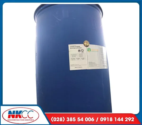 Sản phẩm GLYCEROLfn — Phụ Gia Thực Phẩm Ngọc Kim Châu - Công Ty TNHH Thương Mại Ngọc Kim Châu — MST 0303186191