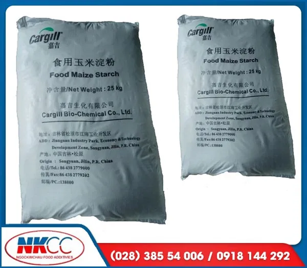 Sản phẩm tinh bot cargillfn — Phụ Gia Thực Phẩm Ngọc Kim Châu - Công Ty TNHH Thương Mại Ngọc Kim Châu — MST 0303186191