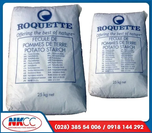 Sản phẩm tinh bot khoai tay roquettefn — Phụ Gia Thực Phẩm Ngọc Kim Châu - Công Ty TNHH Thương Mại Ngọc Kim Châu — MST 0303186191