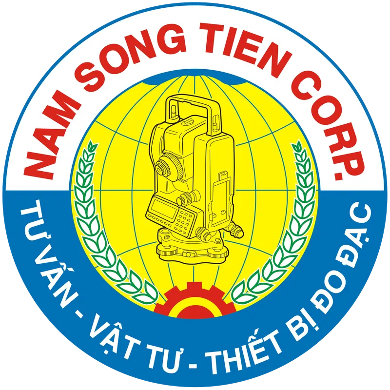 Logo Công Ty Cổ Phần Tư Vấn Và Vật Tư Thiết Bị Đo Đạc Nam Sông Tiền