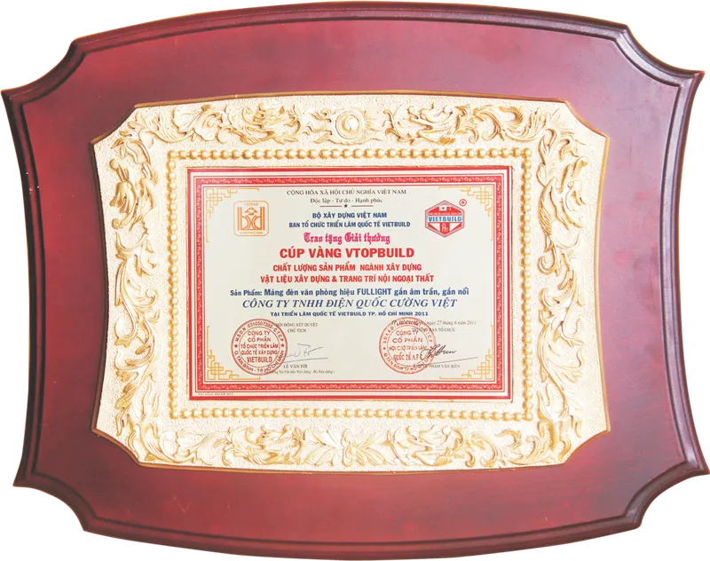 Sản phẩm Huy Chuong QCV 2 — Đèn Quốc Cường Việt - Công Ty TNHH Điện Quốc Cường Việt — MST 0303416173