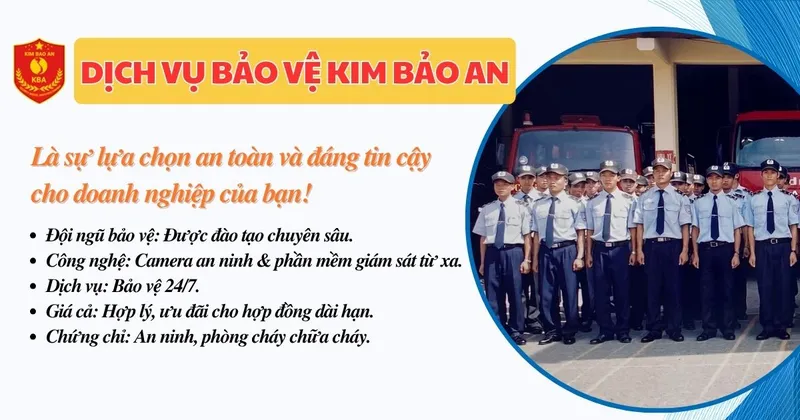 Sản phẩm dich vu bao ve chuyen nghiep — Bảo Vệ Kim Bảo An - Công Ty Cổ Phần Dịch Vụ Bảo Vệ Kim Bảo An — MST 0303487093