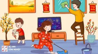 Sản phẩm tranh ve don nha don tet — Công Ty Cổ Phần Cảnh Quan Xanh — MST 0303541382