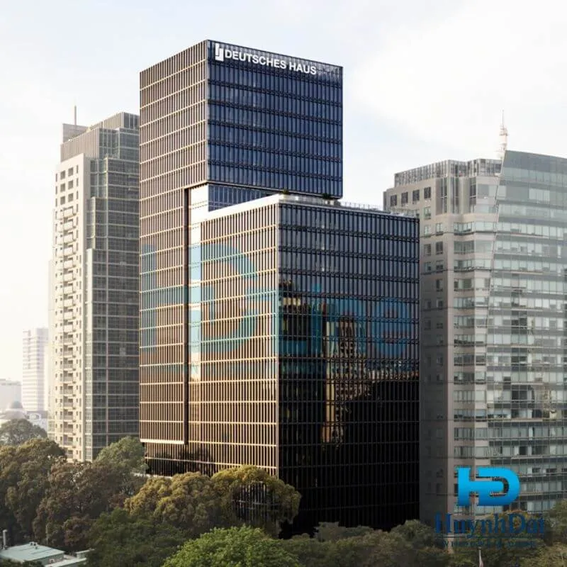 Sản phẩm cong trinh nhom kinh toa nha deutsches haus 1 — Công Ty TNHH Sản Xuất - Thương Mại Huỳnh Đạt — MST 0303716096