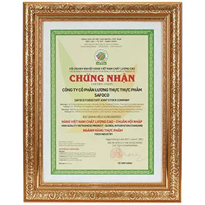 Sản phẩm 63ad3e9374911702384216 — Công Ty Cổ Phần Lương Thực Thực Phẩm SAFOCO — MST 0303752249
