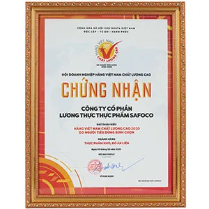 Sản phẩm 63ad3ed90f439109088082 — Công Ty Cổ Phần Lương Thực Thực Phẩm SAFOCO — MST 0303752249