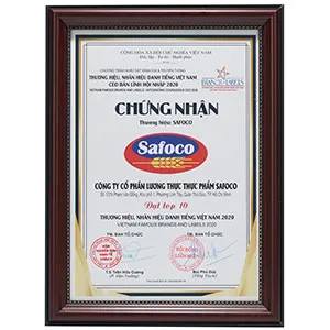 Sản phẩm 63ad3f19d2572096156696 — Công Ty Cổ Phần Lương Thực Thực Phẩm SAFOCO — MST 0303752249